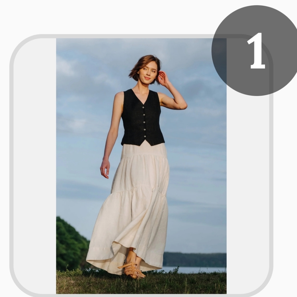 Tiered Maxi Skirt